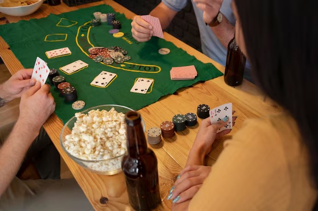 Live Three Card Poker table on bintangtogel platform